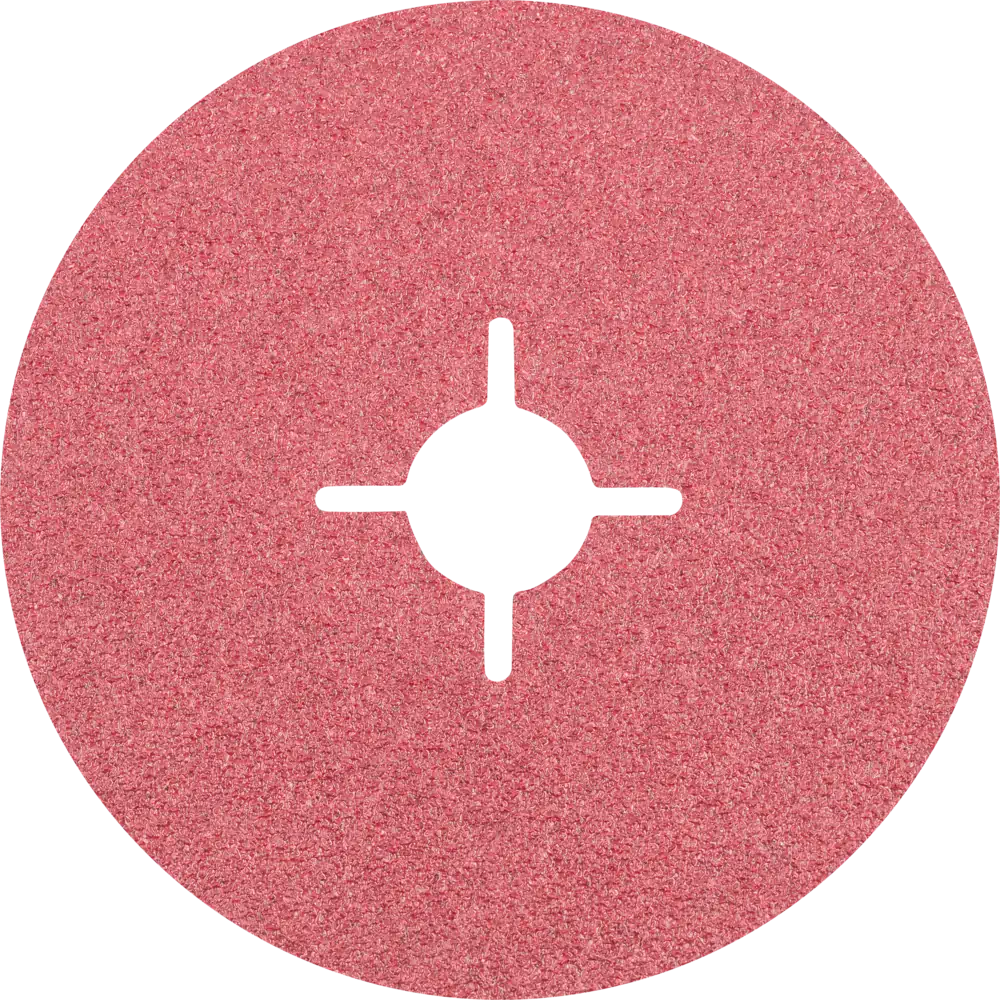 PFERD TOOLS Keramikkorn Fiberscheibe für höchsten Abtrag auf Stahl