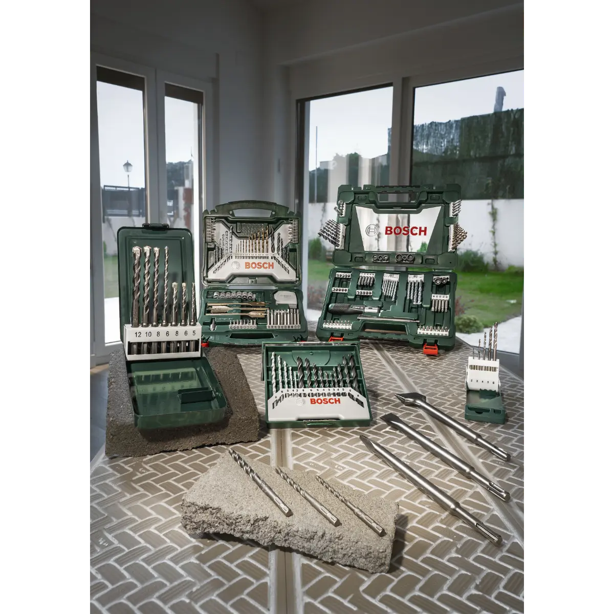 Bosch Holzbohrer-Set mit Sechskantschaft 2,0, 3,0, 4,0, 5,0, 6,0 mm, 5-tlg.