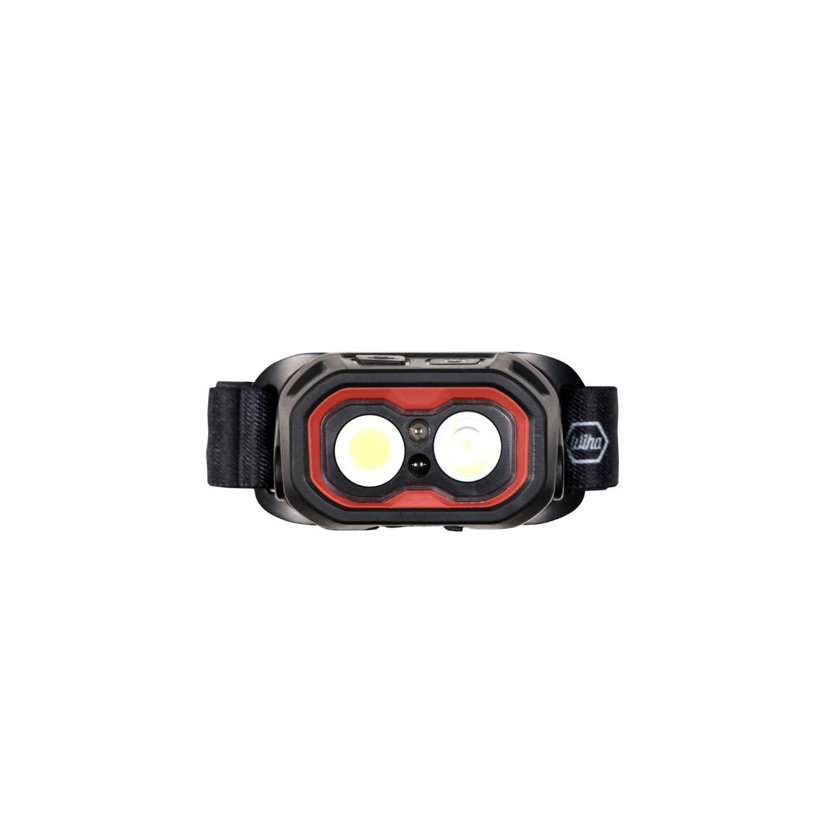 Wiha Stirnlampe 500 lm mit Bewegungssensor mit USB-C-Ladekabel