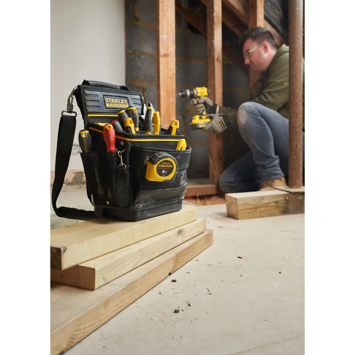 STANLEY FATMAX PRO-STACK kompatibler tragbarer Organizer