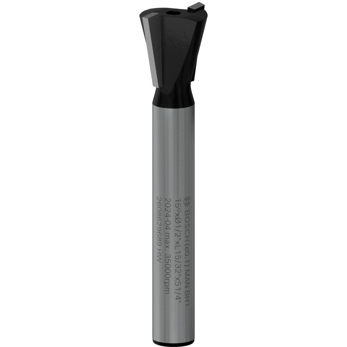 Bosch PRO Zinkenfräser, 15°, Schaft 1/4