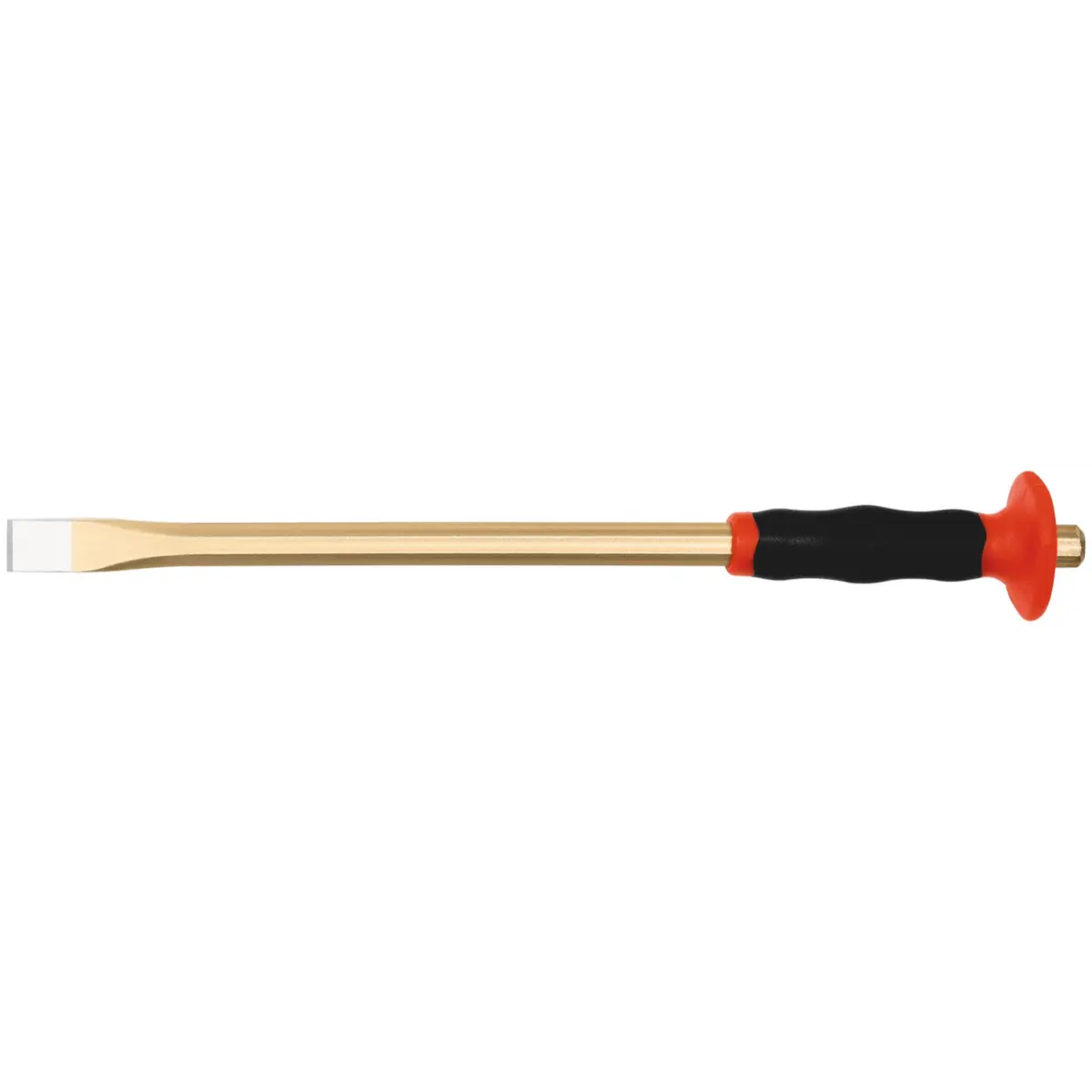 Rennsteig Elektrikermeißel mit Handschutz 12 x 250 mm, 8-kant 10 mm, lackiert