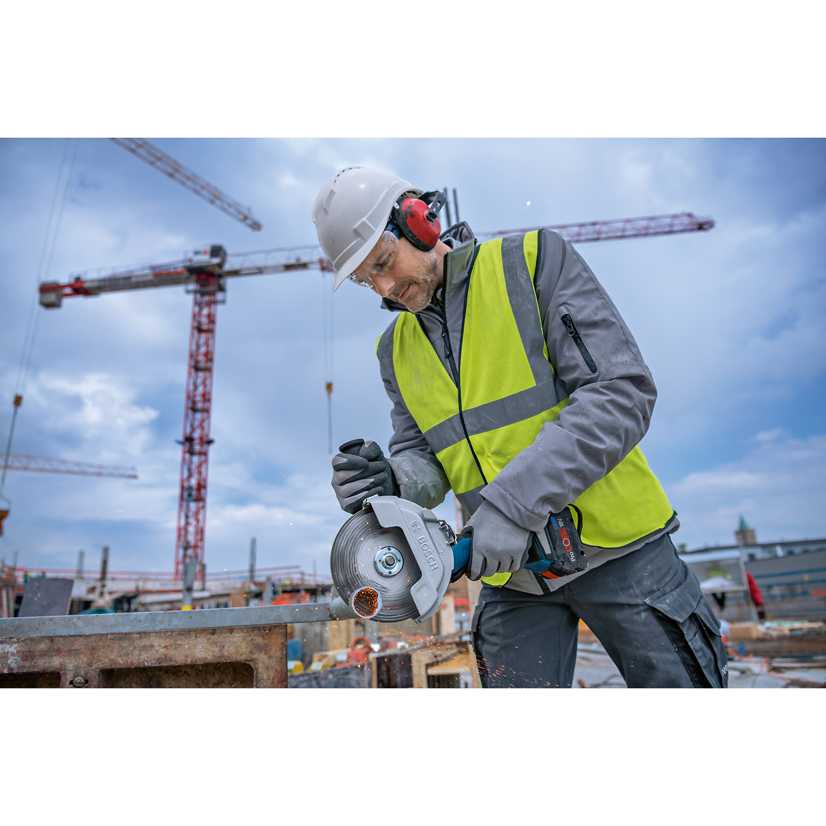 Bosch Akku-Winkelschleifer GWS 18V-180 PC