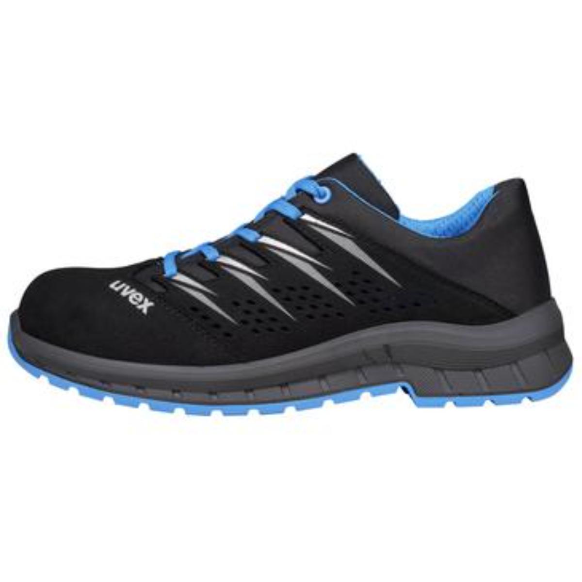 uvex 2 trend Sicherheitsschuh Halbschuhe S1 blau-schwarz