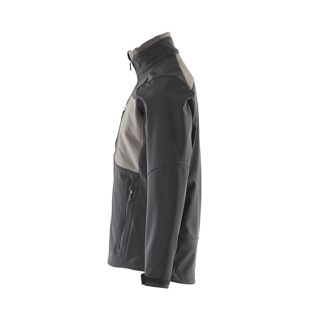 MASCOT Lagos Softshell Jacke YOUNG Schwarz / Dunkelanthrazit