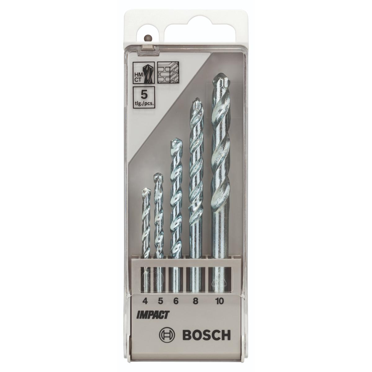 Bosch Steinbohrer-Set CYL-1, 5-teilig, 4 - 10 mm