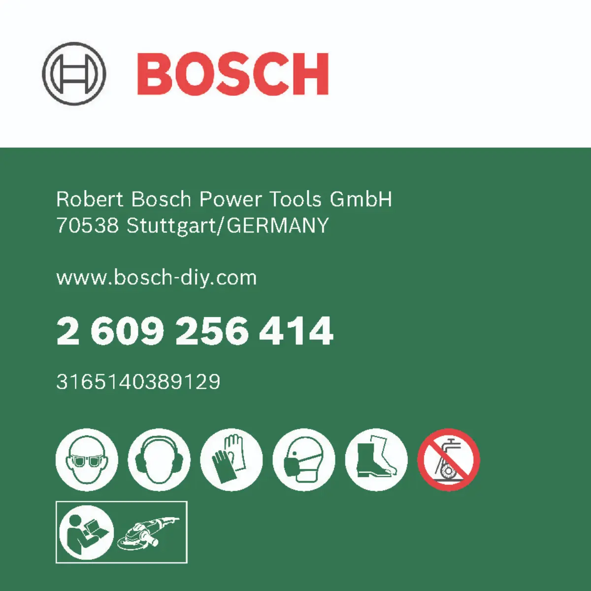 Bosch Diamanttrennscheibe Beton D= 125 mm