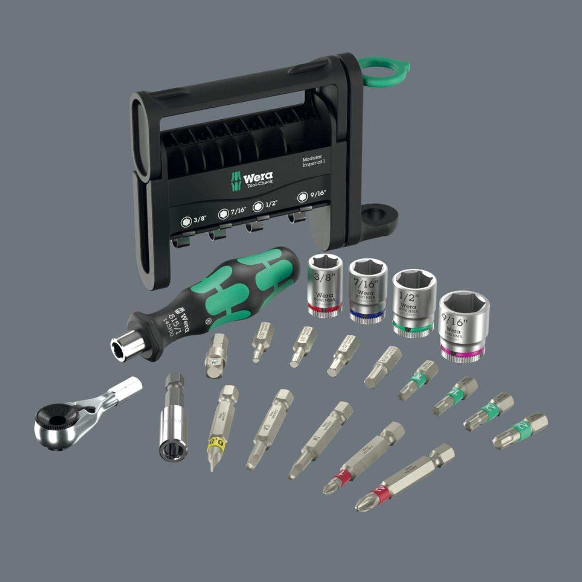 05049025001we Wera Tool-Check Modular Imperial 1, 29-teiliges Set