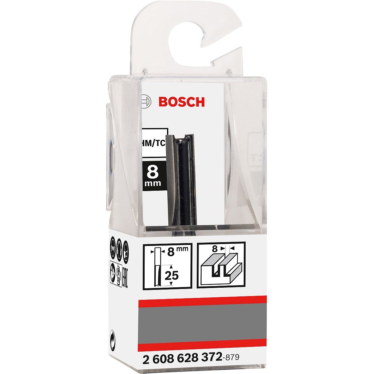 Bosch PRO Nutfräser, 8 mm Schaft