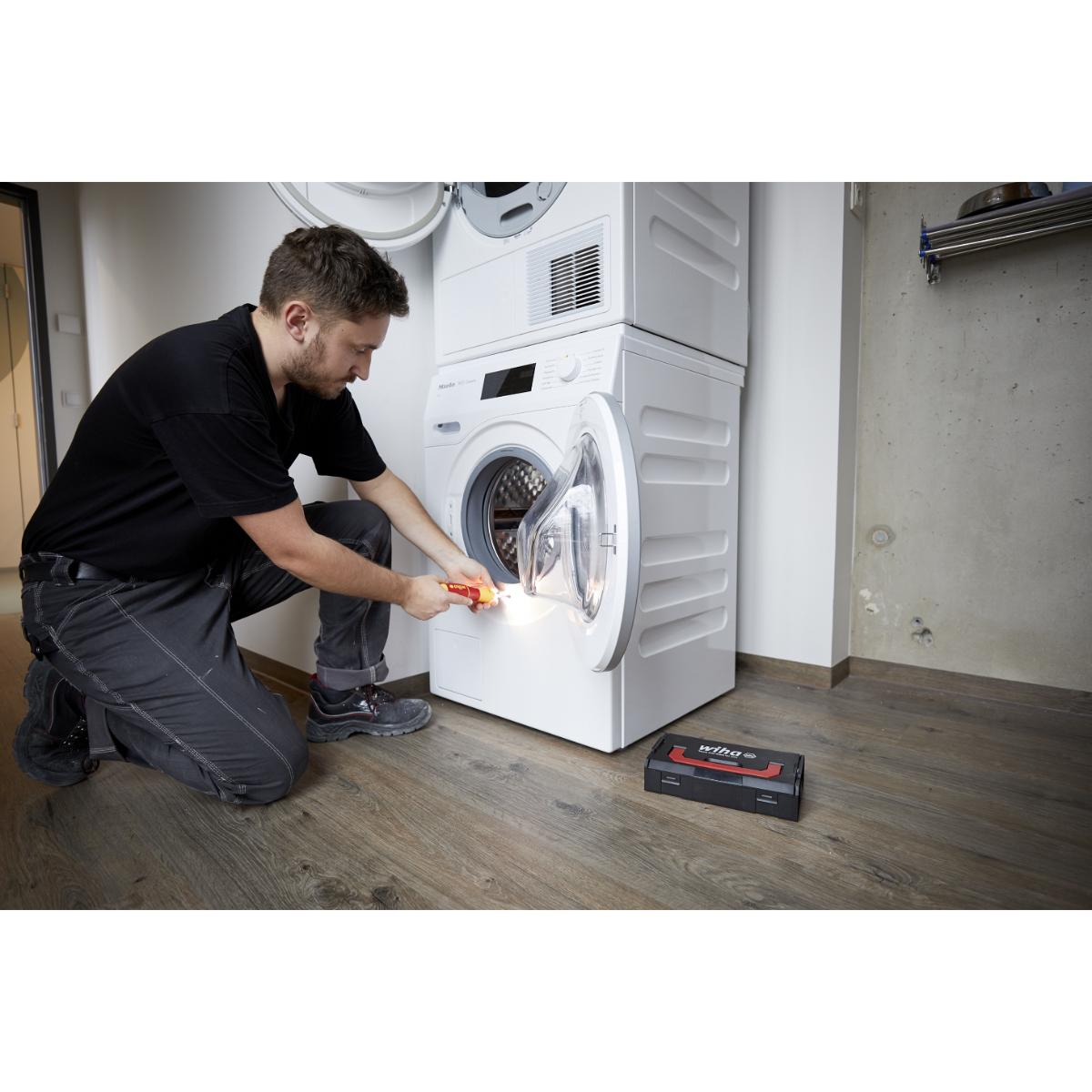 Wiha E-Schraubendreher speedE II electric 7-tlg mit slimBits, Batterien und USB-Ladegerät in L-Boxx Mini