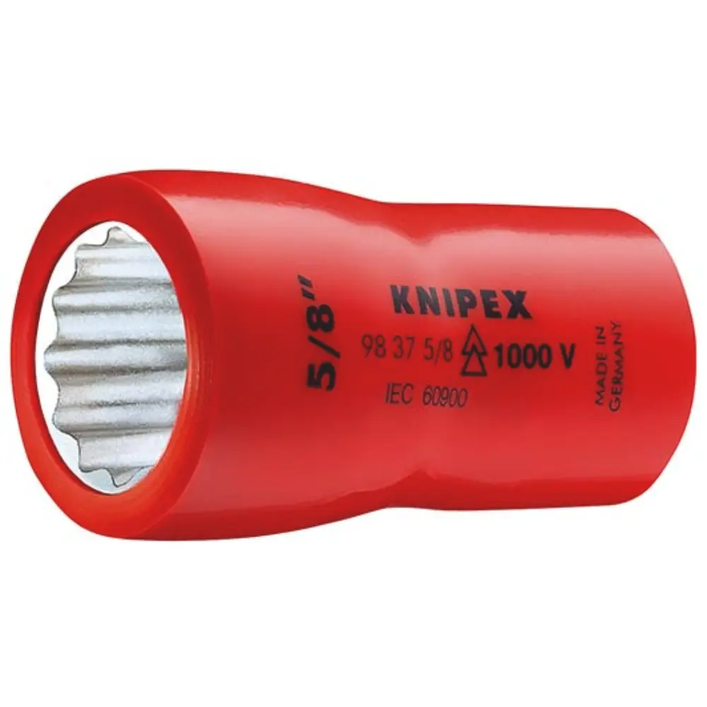 KNIPEX Steckschlüsseleinsatz (Doppel-Sechskant) mit Innenvierkant 3/8 Zoll 43 mm KNIPEX Steckschlüsseleinsatz (Doppel-Sechskant) mit Innenvierkant 3/8 Zoll 43 mm