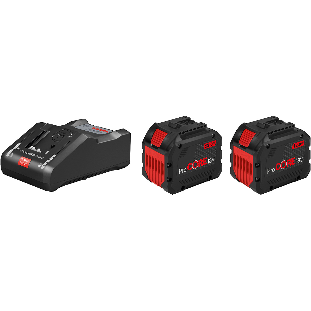 Bosch Starter-Set 2 x ProCORE18V 12.0Ah + GAL 18V-160 C + GCY 42