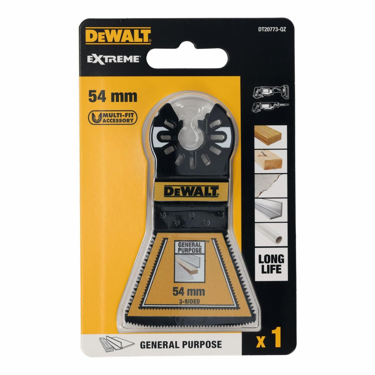 DEWALT 3-seitiges BiM Sägeblatt 54 mm