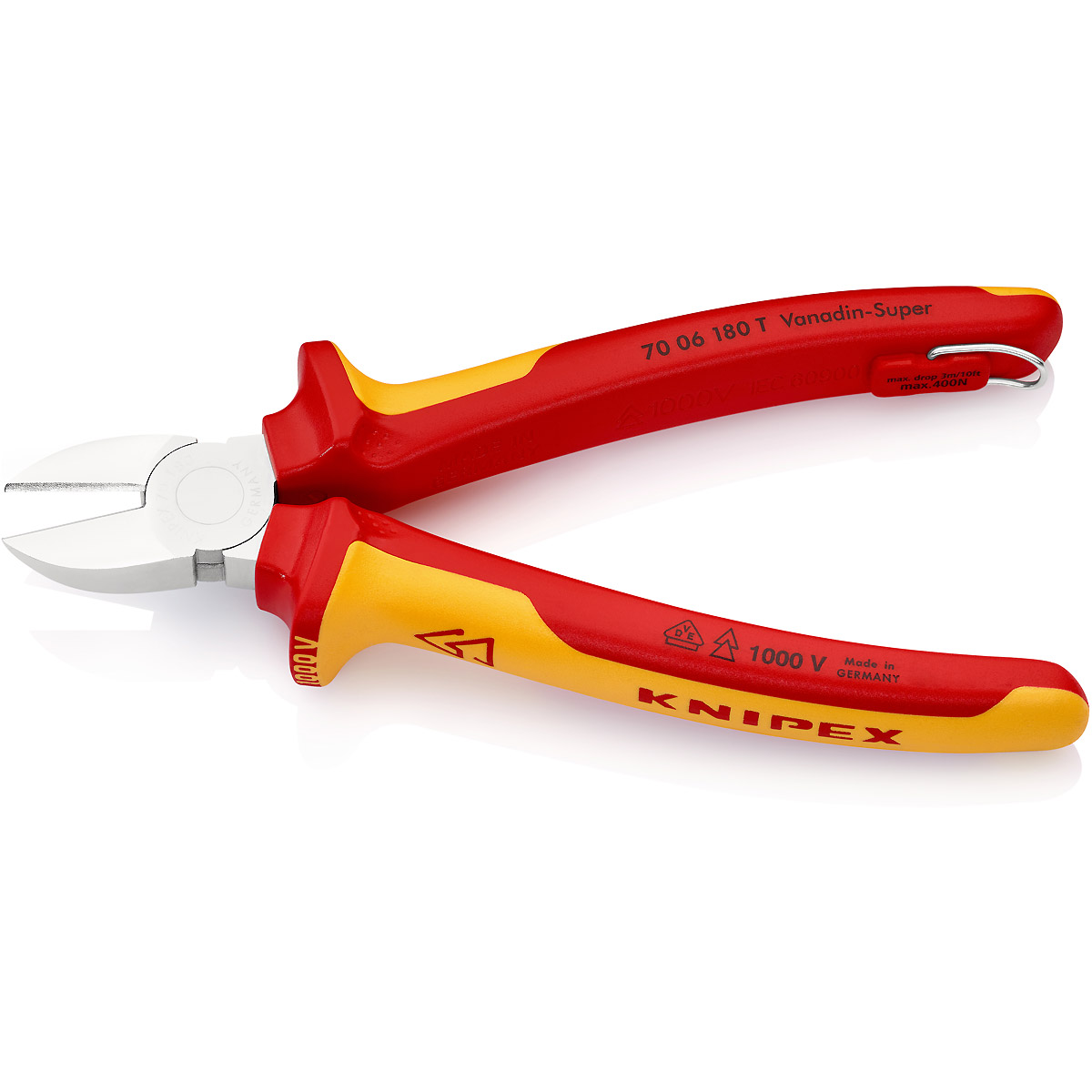 KNIPEX Seitenschneider mit Befestigungsöse