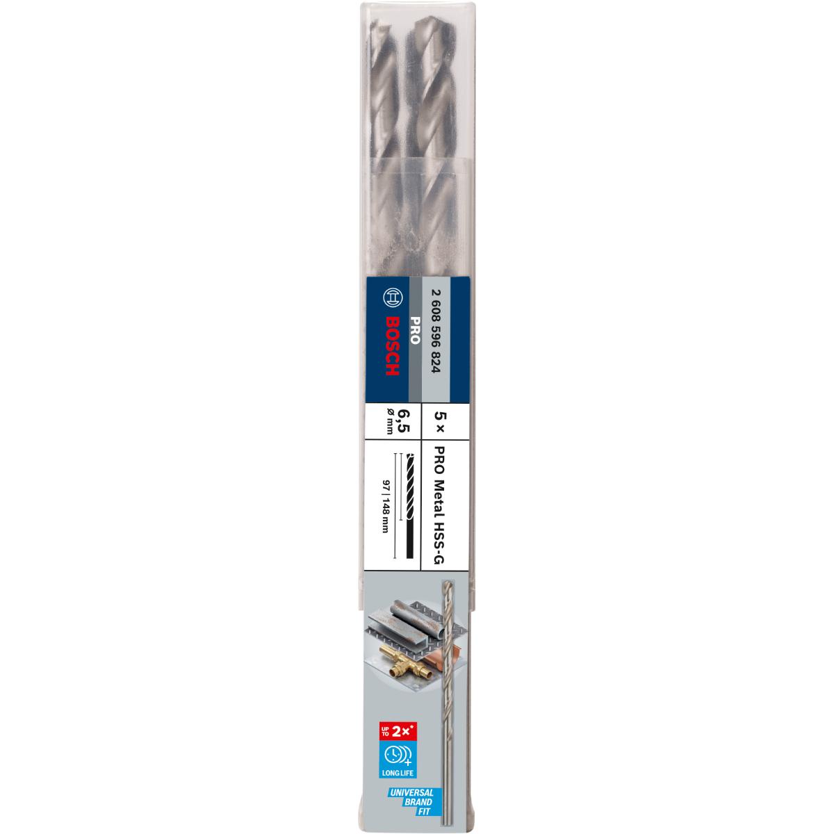 Bosch PRO Metallbohrer HSS-G, DIN 340