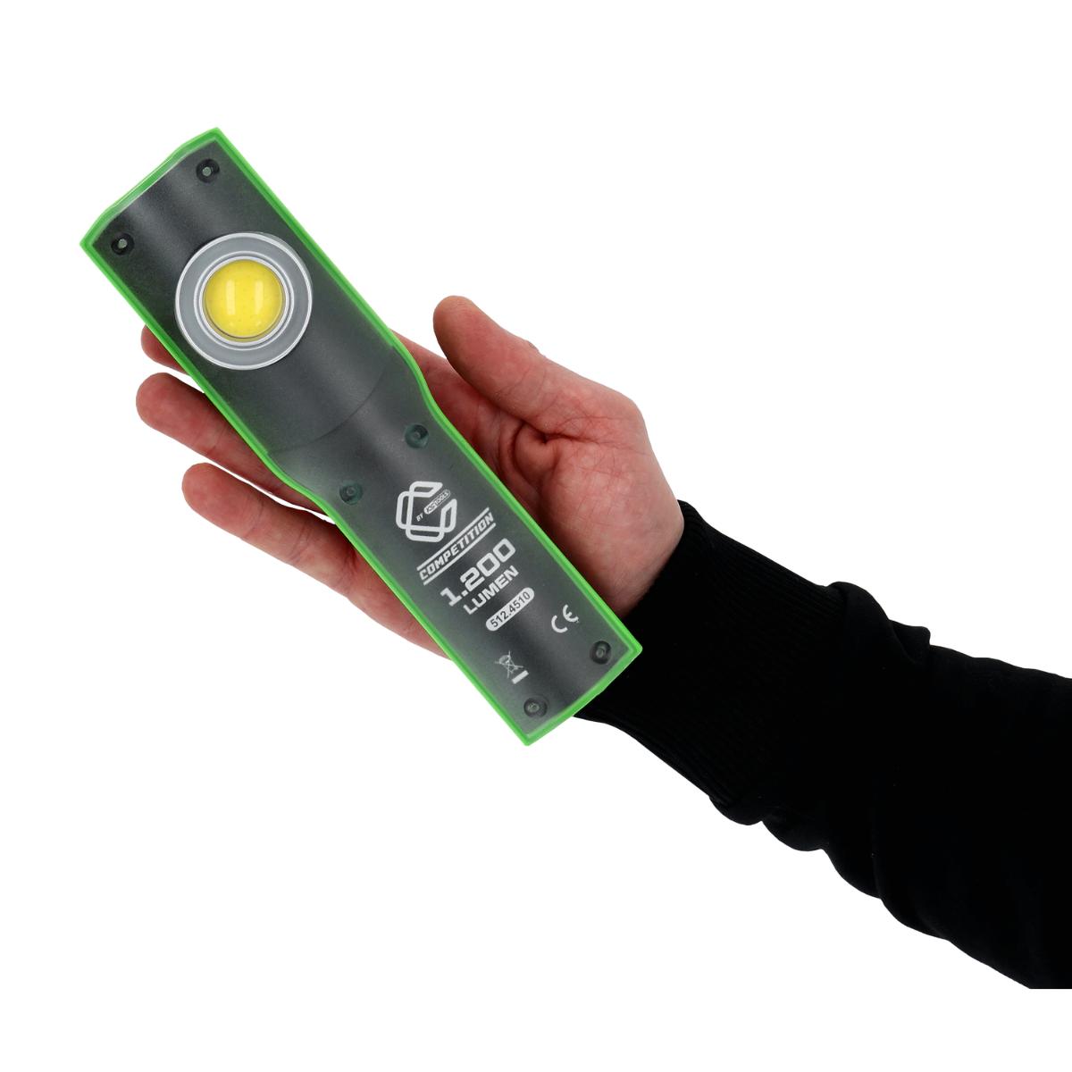 COMPETITION LED-Arbeitsleuchte, dimmbar, 1200 Lumen, mit Ladestation