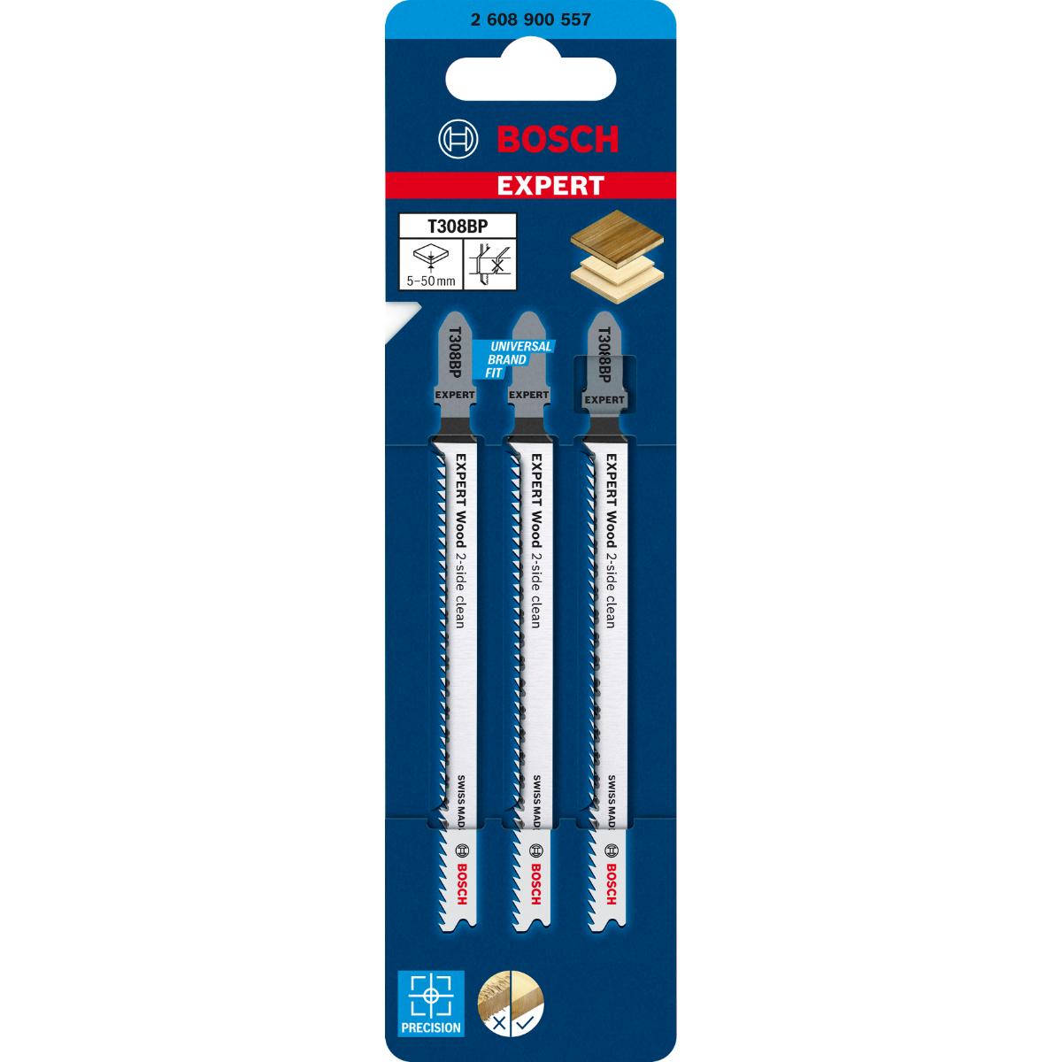 Bosch EXPERT ‘Wood 2-side clean’ T 308 BP Stichsägeblatt