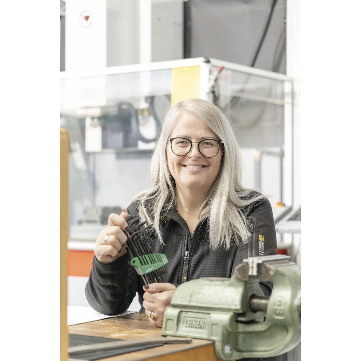 Wiha Stiftschlüssel Set im ProStar Halter TORX 13-teilges Set schwarzoxidiert in SB-Kartonverpackung