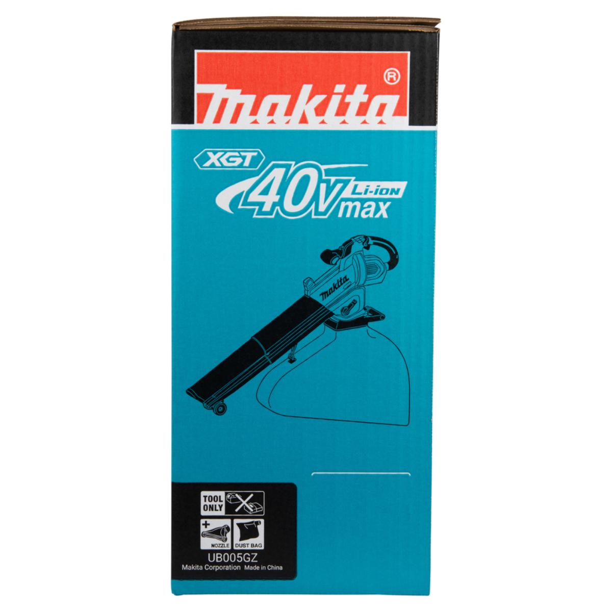 Makita Akku-Laubbläser und -sauger XGT 40V max. 87 m/s 408 m³/h