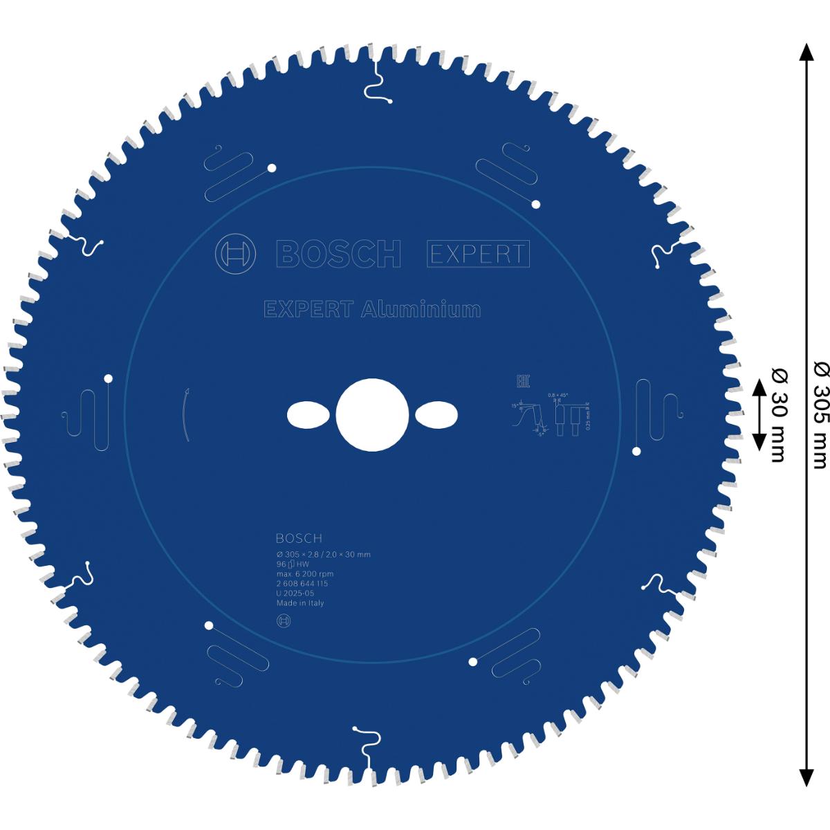 Bosch Kreissägeblatt Expert for Aluminium ø 305 mm