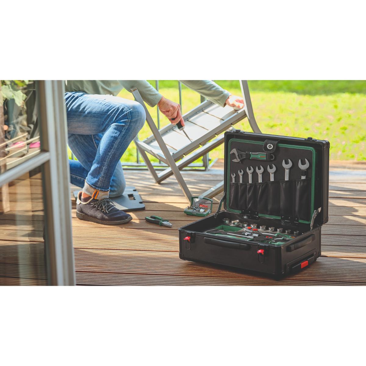 Bosch Rollwerkzeugkoffer-Set 119-teilig