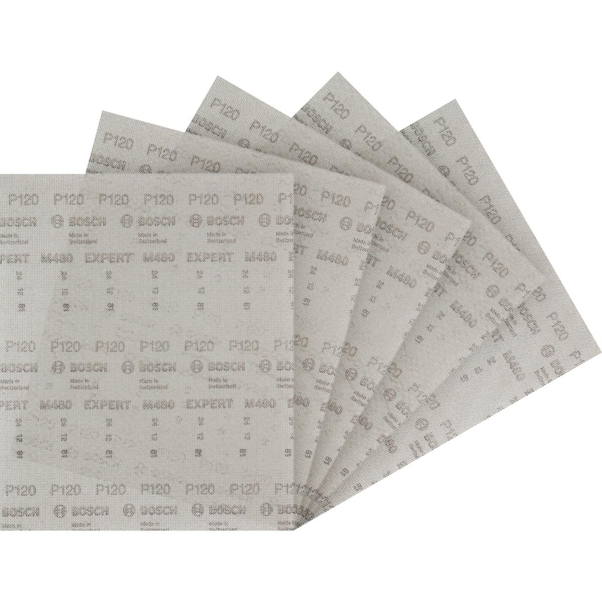 Bosch EXPERT M480 Schleifnetz A4, 230x280mm, K120, 5-Stück