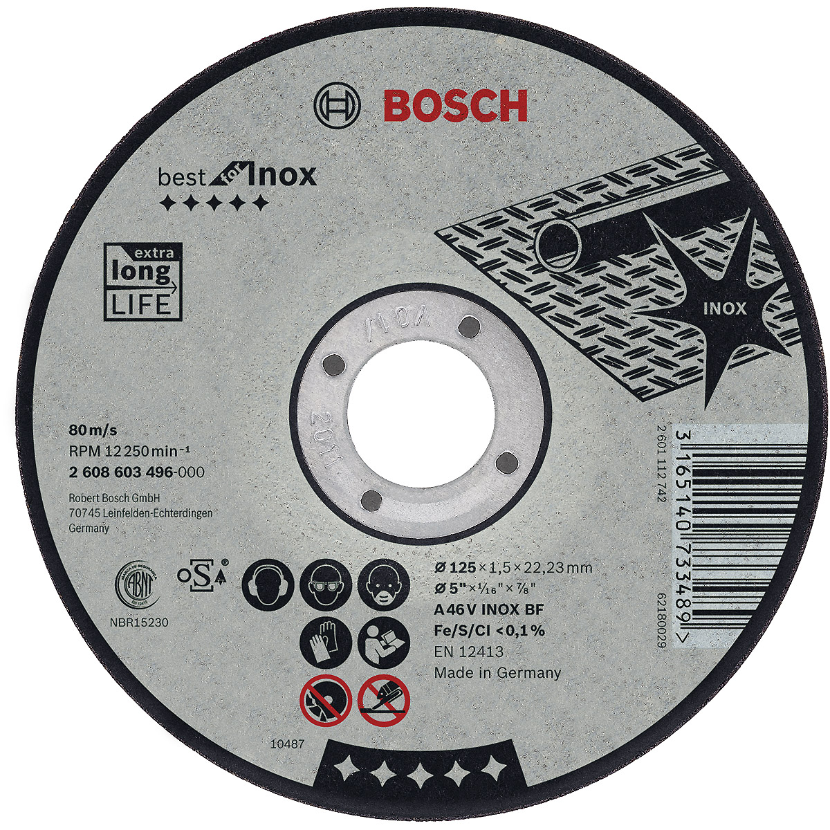 Bosch Trennscheibe gerade Best for Inox A 30 V INOX BF