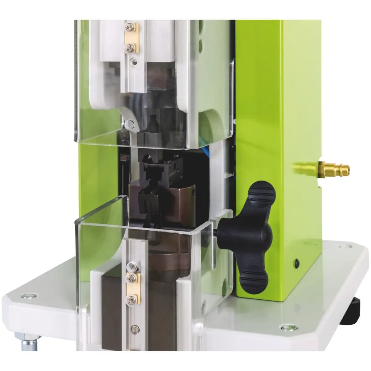 Rennsteig Crimpmaschine CM 25-2 mit Crimpeinsatz für geschirmte Steckverbinder MP8 – Telegärtner
