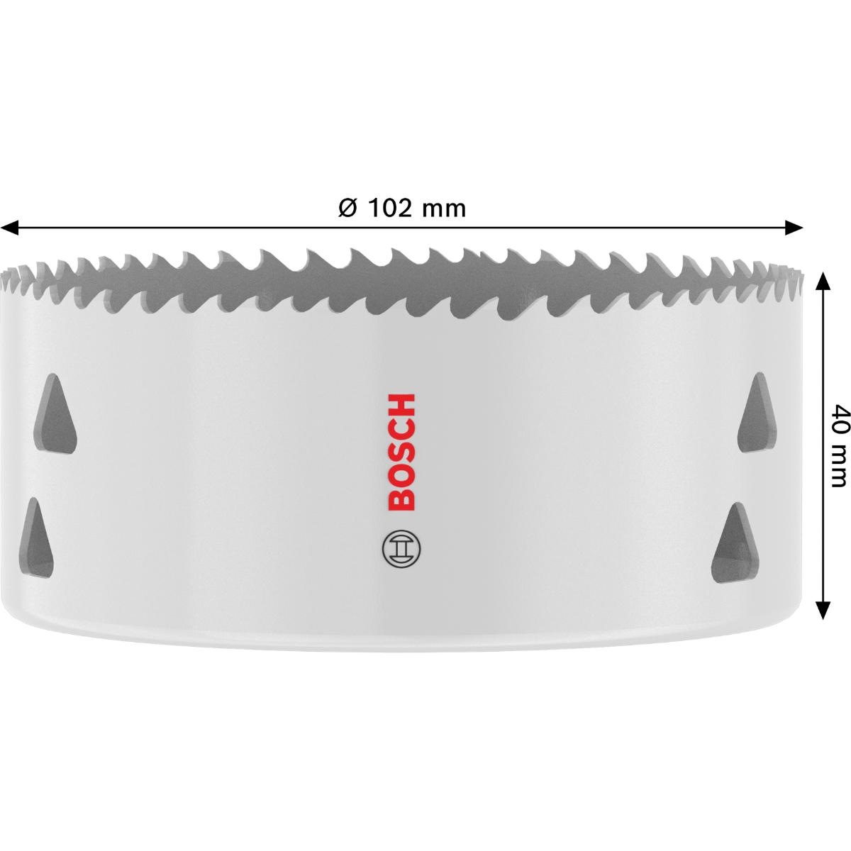 Bosch Multi Material Lochsäge mit Gewinde, 102 x 40 mm