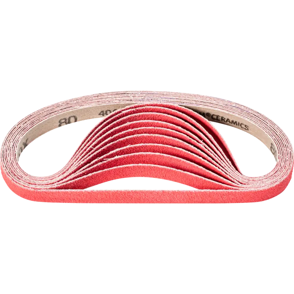 PFERD TOOLS Keramikkorn Schleifband BA für Edelstahl-Schliff mit Bandschleifer