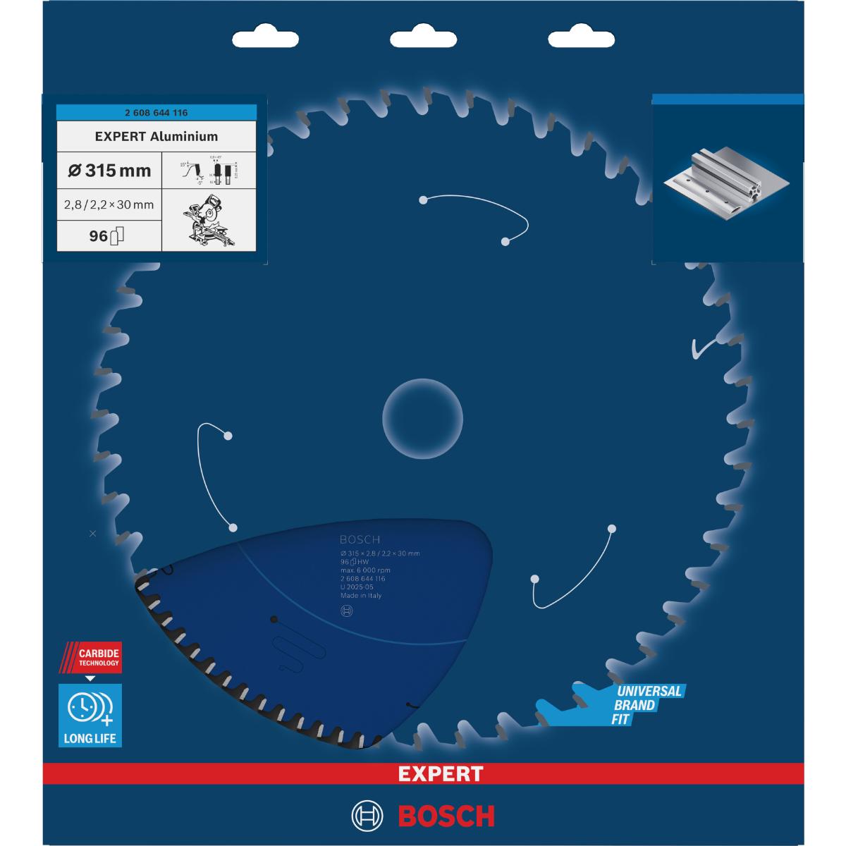 Bosch Kreissägeblatt Expert for Aluminium ø 315 mm