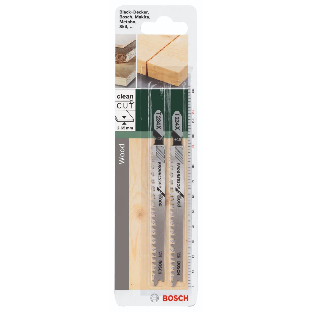 Bosch Stichsägeblatt HCS, T 234 X Progressor for Wood