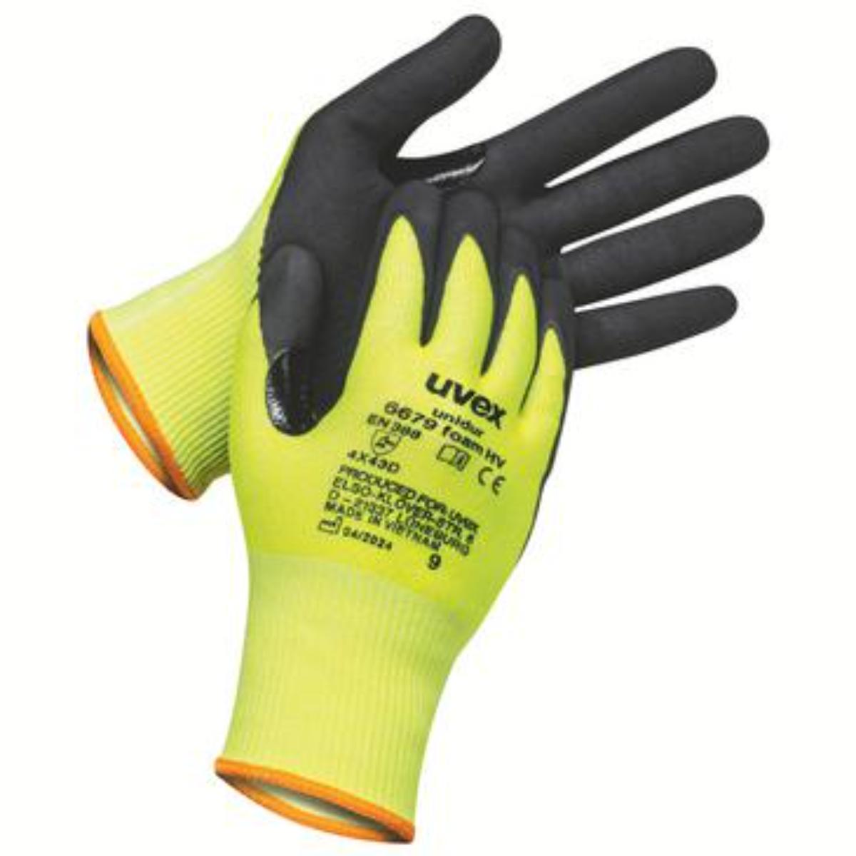 Uvex unidur 6679 foam HV Schnittschutzhandschuh - 10 Paar