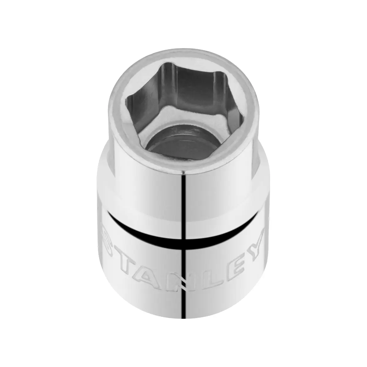 STANLEY 3/8 Zoll 6-Kant Stecknuss 10 mm mit MaxiDrive-Profil