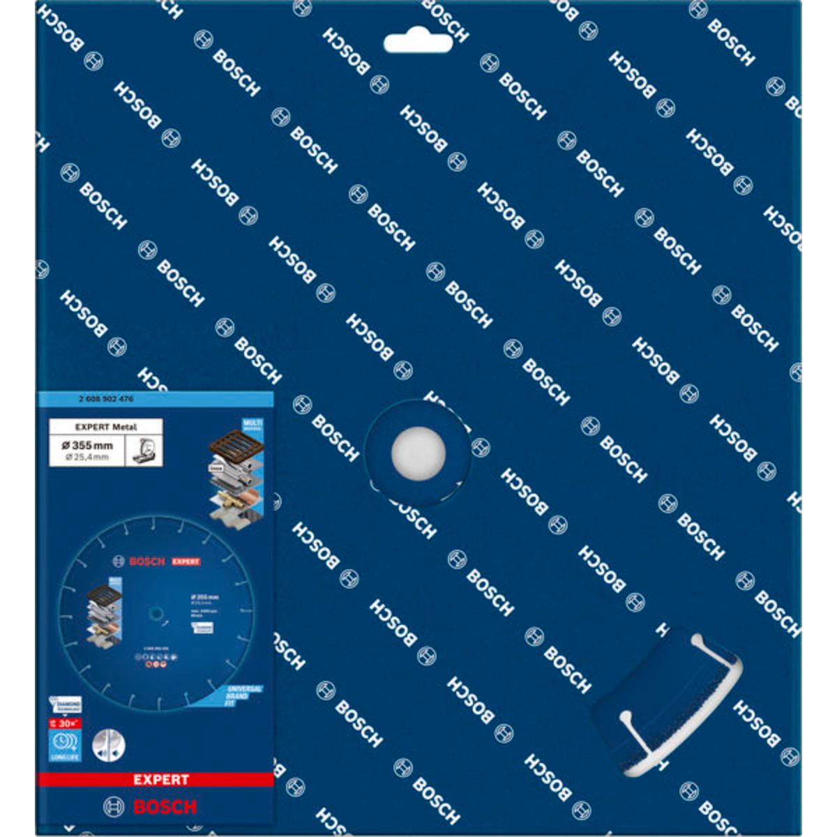 Bosch EXPERT Metal Diamanttrennscheibe, 355 x 25,4 mm. Für Metalltrennsägen