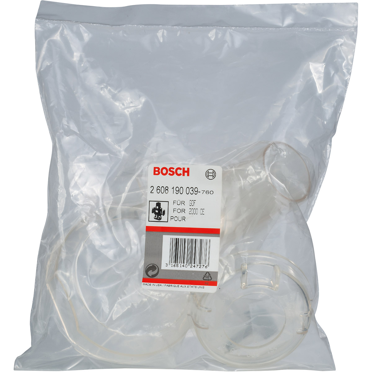 Bosch Adapter zu Oberfräse, passend zu GOF 2000 CE Professional