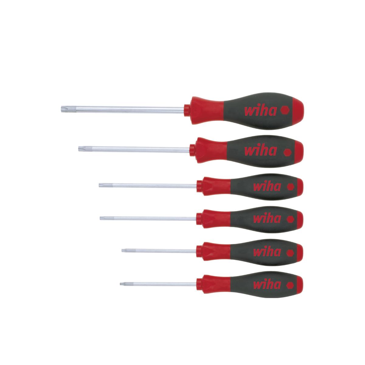 Wiha Schraubendreher Set SoftFinish TORX MagicSpring 6-teilges Set