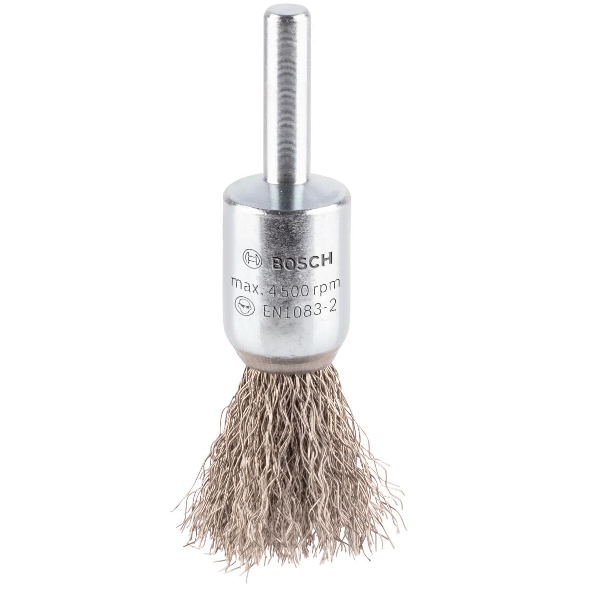 Bosch PRO Pinselbürste, gewellt, rostfrei, 4500 U/ min