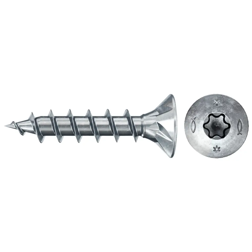 Fischer Spanplattenschraube 3,5x16 PowerFast FPF II CTF BC, Senkkopf, Innenstern TX, Vollgewinde