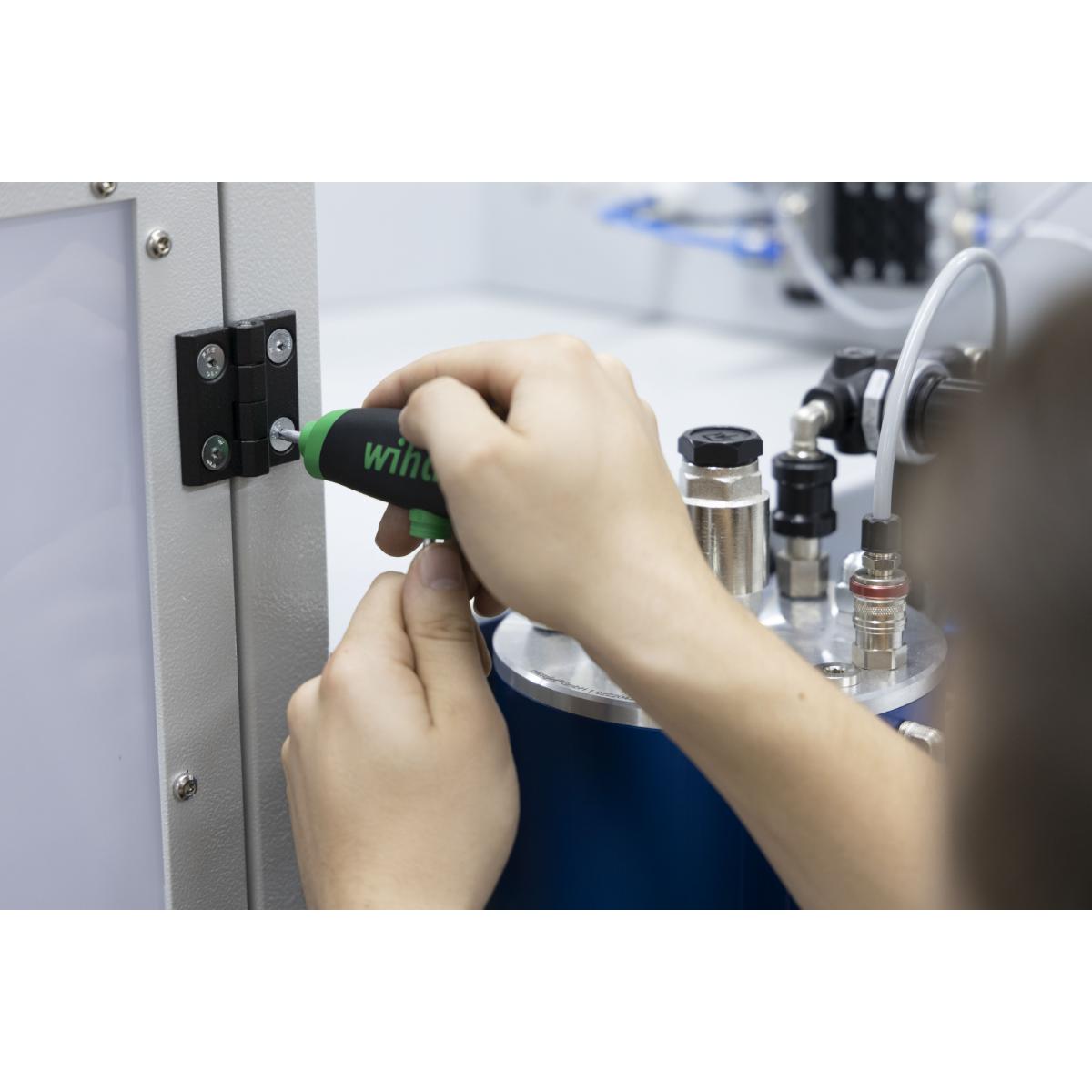 Wiha Stiftschlüssel mit Quergriff Set ComfortGrip TORX 6-teilges Set mit Seitenabtrieb, mattverchromt