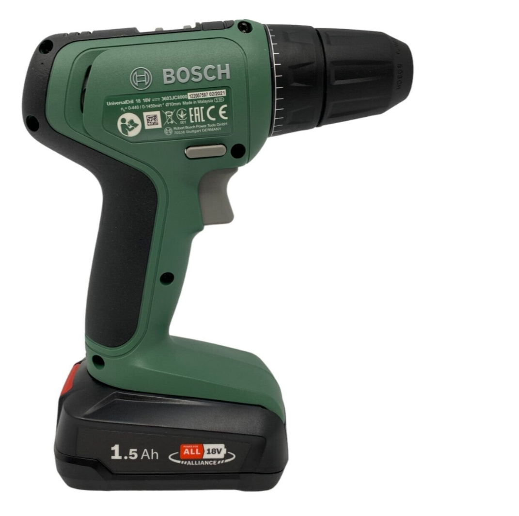 Bosch Akku-Bohrschrauber UniversalDrill 18,1 x Akku PBA 18V 1.5Ah