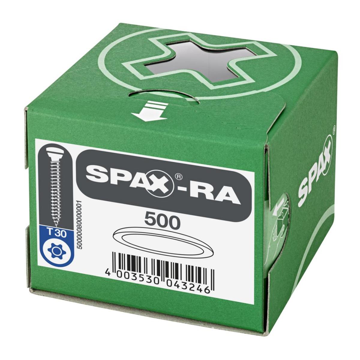 SPAX Rahmenanker, Abdeckkappe weiss