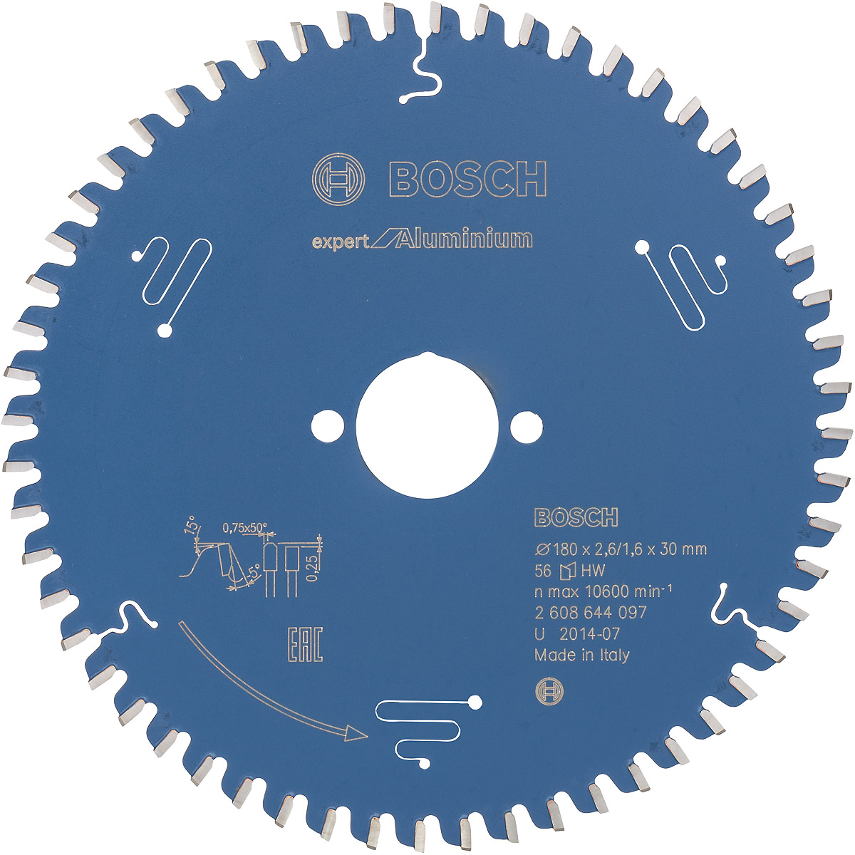 Bosch Kreissägeblatt Expert for Aluminium ø 180 mm