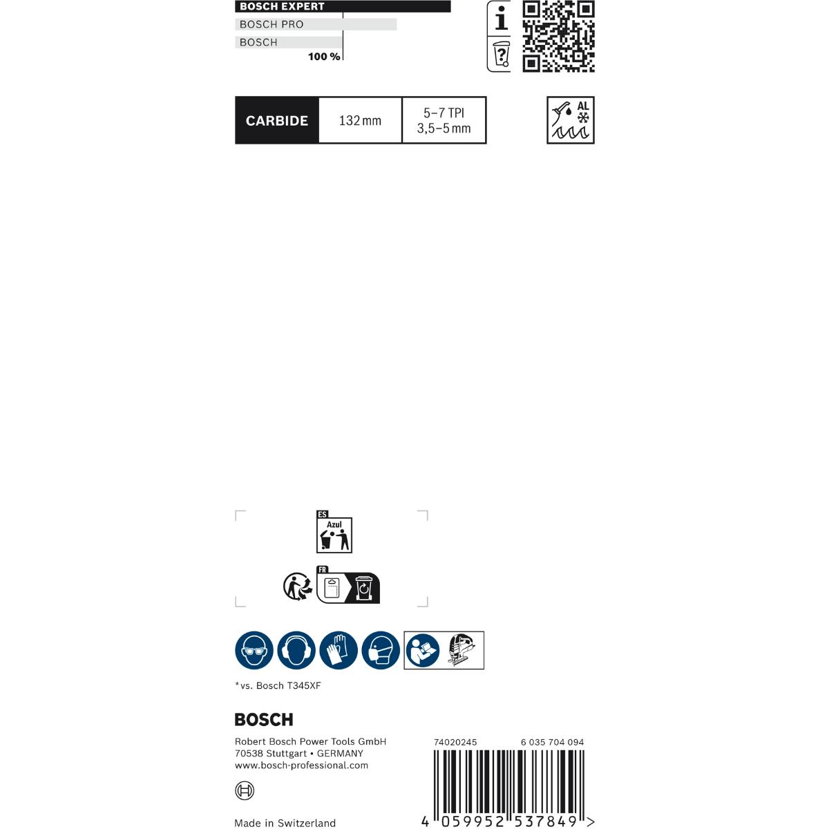 Bosch EXPERT ‘Multi Material‘ T 367 XHM Stichsägeblatt, 3 Stück