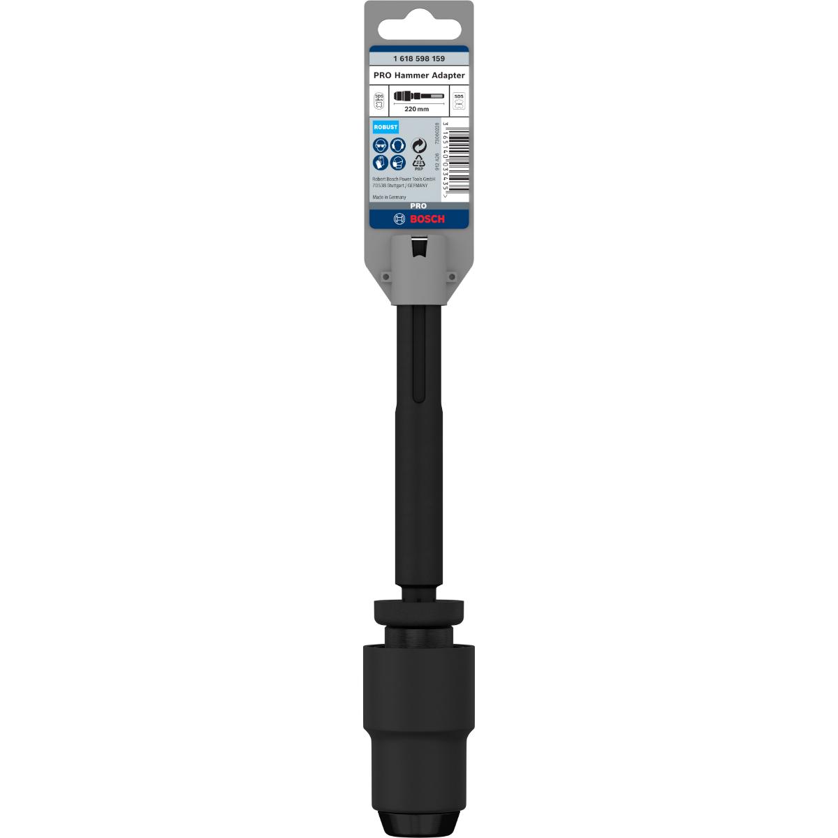 Bosch PRO Bohrhalter für Bohrhämmer mit SDS max, SDS plus