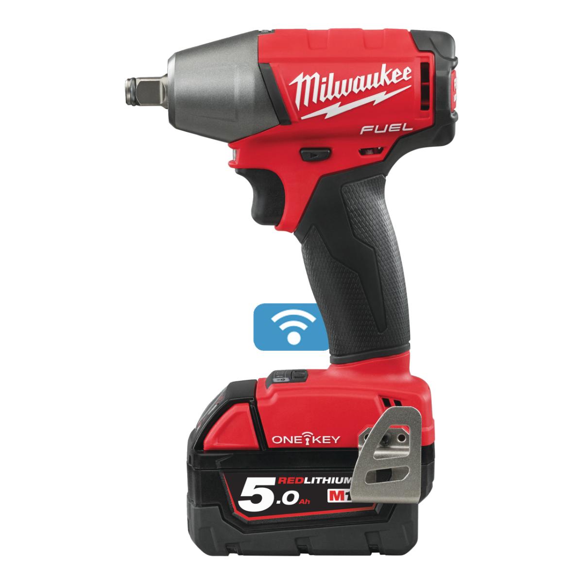 Milwaukee ONE KEY Akku-Schlagschrauber 1/2" Vierkant Sprengring M18 ONEIWF12-502X