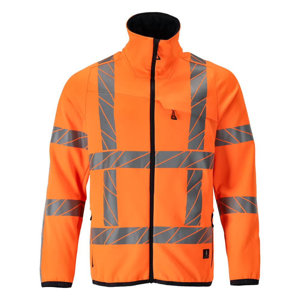 MASCOT Herren Fleecepullover mit Reißverschluss ACCELERATE SAFE Hi-vis Orange