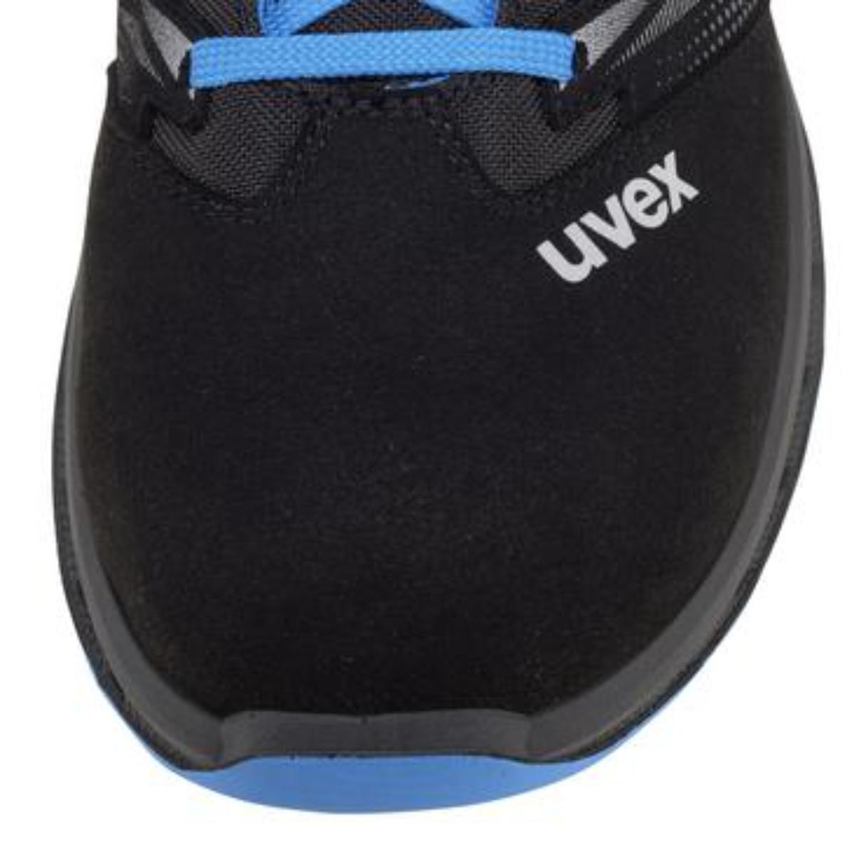 uvex 2 trend Sicherheitsschuh Halbschuhe S2 blau-schwarz