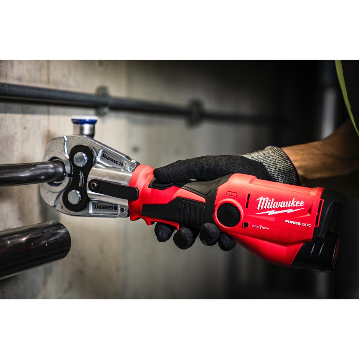 Milwaukee M12 Akku - Presswerkzeug mit ONE - KEY, M12ONEHPT - 0C