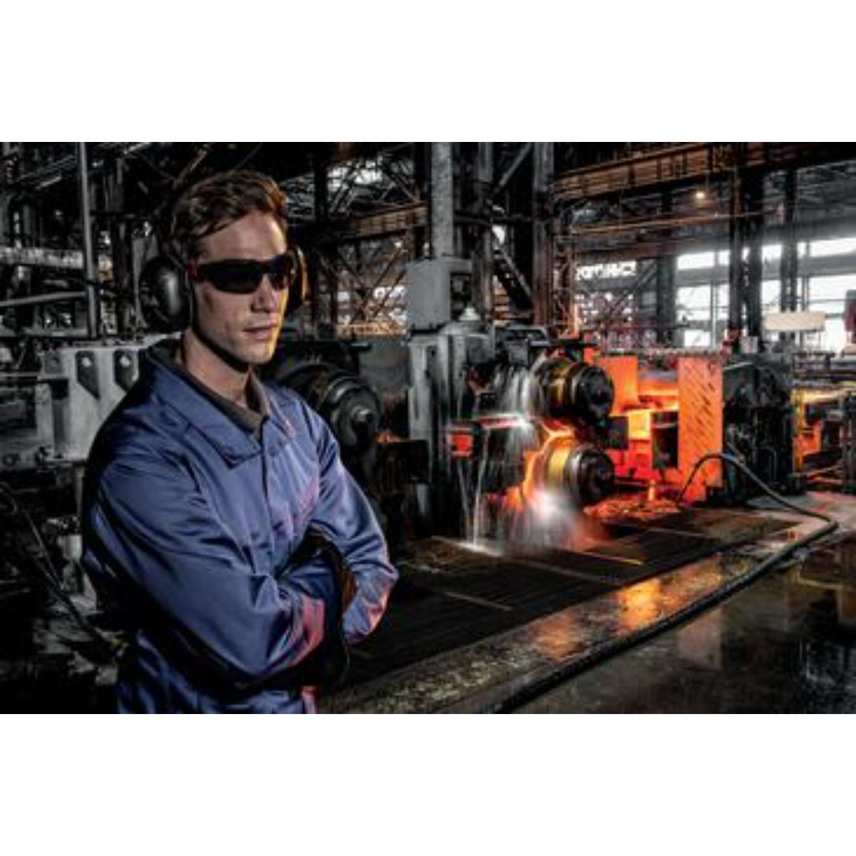 uvex pheos cx2 IR-ex Infrarotschutzbügelbrille innen beschlagfrei, außen kratzfest & robust gegen Funken, Infrarot-/Multischutzstufe 3